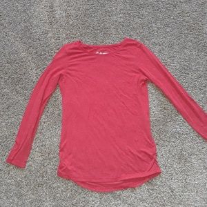 Red long sleeve shirt
